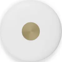 Northern Design wandlamp Glint, dimbaar, wit / opaal, Woon-/ Eetkamer, Glas, Design, Wandlamp design
