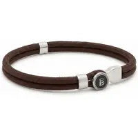 Steel & Barnett - Koordarmband Heren - Riptide - Bruin - Maat M