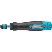 Hazet Draaimoment-schroevendraaier met standaard greep 6004CT-12 - Draaimomentbereik min-max: 0.2 – 1.2 Nm - Nauwkeurigheid: 6% - 1/4 inch (6,3 mm) zeskant hol - Lengte: 196 mm