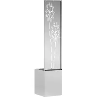 vidaXL Tuin Privacy Scherm Bloemen Zilver 32 x 32 x 150 cm