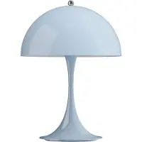 Louis Poulsen Tafellampe , Panthella 250, dimbare, Blauw, Woonkamer, Kunststof, Modern