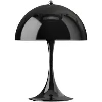 Louis Poulsen Panthella 250 Tafellamp Draagbaar - Tafellampen buiten Polycarbonaat Opaque Black - 5744173007
