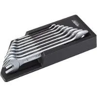 Hazet Dubbele steeksleutelset 450N/8RS - Buiten-zeskant-profiel - 8-delig - 6 x 7 – 21 x 22