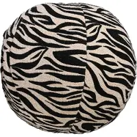 By On Anima kussen Ø35 cm Zebra-zwart