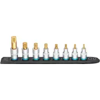 Hazet SmartRail · Flexibele kunststof opsteekstrip 990-SR/8 · 1/2 inch (12,5 mm) vierkant hol · Binnenveeltandprofiel XZN · 8-delig · M5 · M6 · M8 · M10 · M12 · M14 · M16 · M18