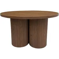 Oviala - Ronde salontafel 80 cm Scandinavisch licht hout - June