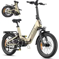 ENGWE L20 3.0 Pro Elektrische Vouwfiets - E-bike - 20 Inch - 250W Middenmotor - 7 Versnellingen - 160 km Actieradius - Hydraulische Schijfremmen - Champagne