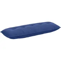 vidaXL Rugkussen Politieblauw 140 x 50 x 19 cm Corduroy stof