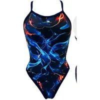 Turbo Revolution Bluelectric Swimsuit Blauw XL Vrouw
