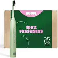 Boombrush BOOM Elektrische Tandenborstel - 90 dagen Batterij - The Start Sage Groen - Sonische Tandenborstel - Duurzaam