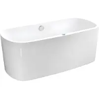 Vente-unique Massagebad met Ledverlichting - balneo therapie SIRGAO - 1 persoon - 155L - 75x150cm - Wit