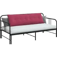 vidaXL Rugkussen Wijnrood 160 x 50 cm Corduroy stof