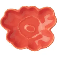 Marimekko Unikko shape bord 9,5 cm Orange red