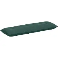 vidaXL Rugkussen Donkergroen 160 x 50 cm Corduroy stof