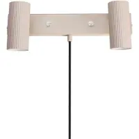 Globen Lighting Wandlampe , Beige, Woonkamer, Metaal