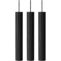 UMAGE Hanglampe , Chimes Cluster 3, Zwart, Woonkamer, Hout, Designer