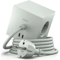 Avolt Square 1 USB-C Stroomverlenger Gotland Gray | 3 m