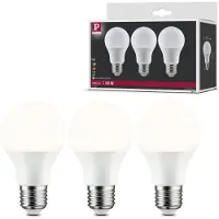 Paulmann 28871 LED-lamp Energielabel F (A - G) E27 8 W Warmwit (Ø x h) 60 mm x 105 mm 3 stuk(s)