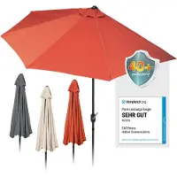 Easymaxx Parasol EASYmaxx Terracotta | one size Bruin