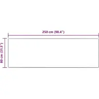 vidaXL Antislip vloerkleed van imitatie konijnenbont OLITE Taupe