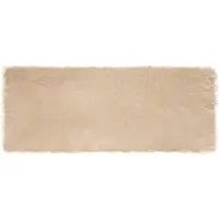 vidaXL Tapijt van imitatie schapenvacht TAFALLA Beige 80 x 200 cm