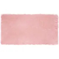vidaXL Tapijt van imitatie schapenvacht TAFALLA Roze 80 x 150 cm