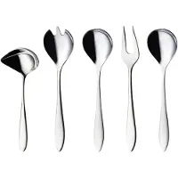 Hardanger Bestikk Fjord Serving Set 5 Pcs - Besteksets Roestvrijstaal Roestvrij staal - 375046