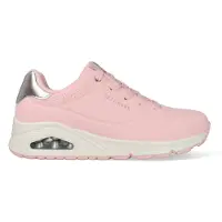 SKECHERS Sneakers laag 'Uno Golden Air' rosa / zilver