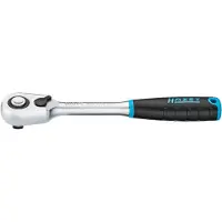 Hazet HiPer fijnvertande omschakelratel · veiligheidsvergrendeling 8816HPS · 3/8 inch (10 mm) vierkant massief · Lengte: 200 mm