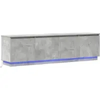 vidaXL TV Kast 180 x 38 x 49 cm Beton Grijs Bewerkt hout