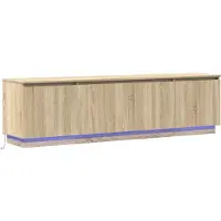 vidaXL TV Kast 180 x 38 x 49 cm Sonoma Eik Bewerkt hout