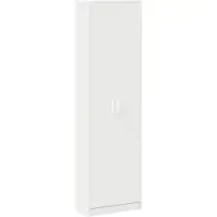 vidaXL Garderobekast, wit, 55 x 25 x 189 cm, houtvezel