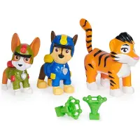 Paw Patrol Jungle Pups - Chase met Tracker en Tijger - speelfiguren met projectielwerper