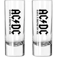 AC/DC Shotglazenset - Have A Drink On Me - voor Geen - transparant | Maat Standard