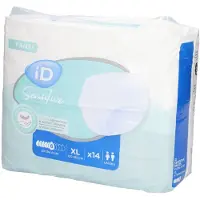 Ontex Healthcare Belgium iD Sensitive Pants Extra Plus XL 14 St Incontinentie onderlegger