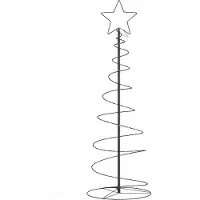 vidaXL LED kerstboom, 100 LED's, warm wit licht, 150 cm