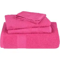 vidaXL Gastendoekjes FROGN 2 st 30x50 cm 360 g/m² roze