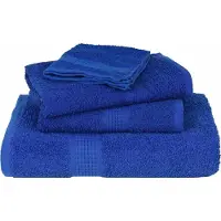 vidaXL Handdoeken FROGN 4 st 50x100 cm 360 g/m² blauw