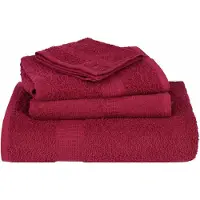 vidaXL Gastendoekjes FROGN 2 st 30x50 cm 360 g/m² bordeaux