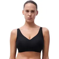 Chantelle - SoftStretch Power - Beugelloze plunge bh - naadloos - onzichtbaar - ZWART