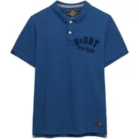 Superdry Shirt blauw / zwart