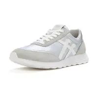 FitFlop Retro-Q FF Metallic-Fabric/Suede Sneakers WIT 39