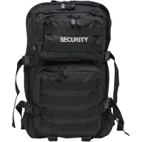 Brandit Rugzak 'Security US Cooper' zwart / wit