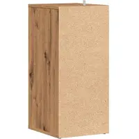 vidaXL Schoenenkasten 2 st 32x35x70 cm bewerkt hout artisanaal eiken