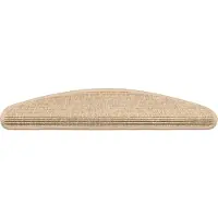 vidaXL Trapmatten 15 st 65x21x4 cm Lichtbeige Halfrond Groot
