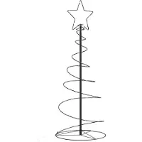 vidaXL LED-kerstboom 120 LEDs warm wit 180 cm