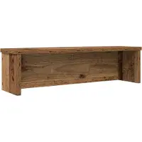 vidaXL Keukenrek stapelbaar 50x15x16 cm bewerkt hout oud houtkleurig