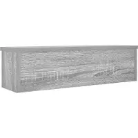 vidaXL Keukenrek stapelbaar 50x15x16cm bewerkt hout grijs sonoma eiken