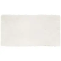 vidaXL Tapijt van imitatie schapenvacht TAFALLA Wit 80 x 150 cm