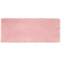 vidaXL Tapijt van imitatie schapenvacht TAFALLA Roze 80 x 200 cm